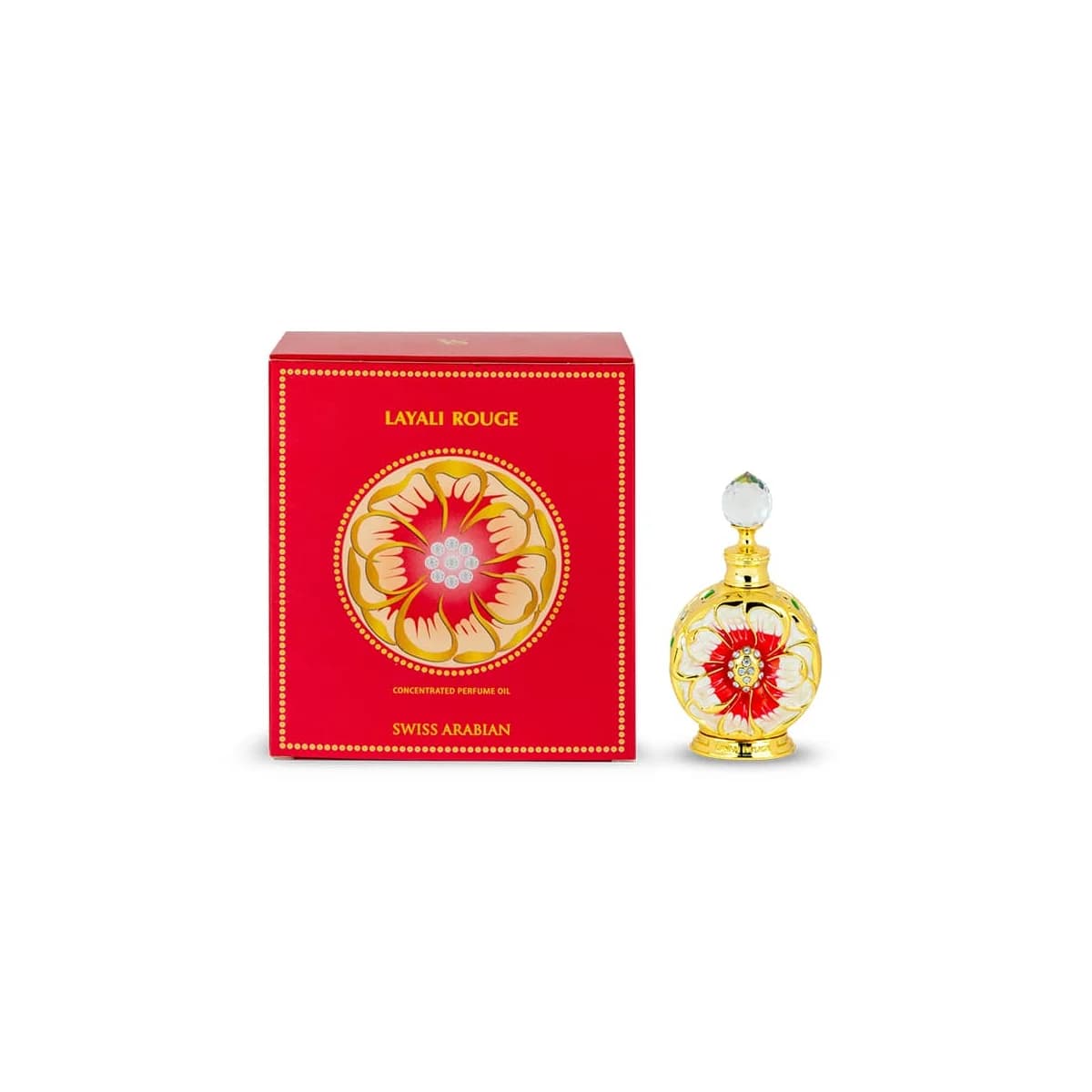 Swiss Arabian Layali Rouge Woman Parfumed Oil 15ml (Original)