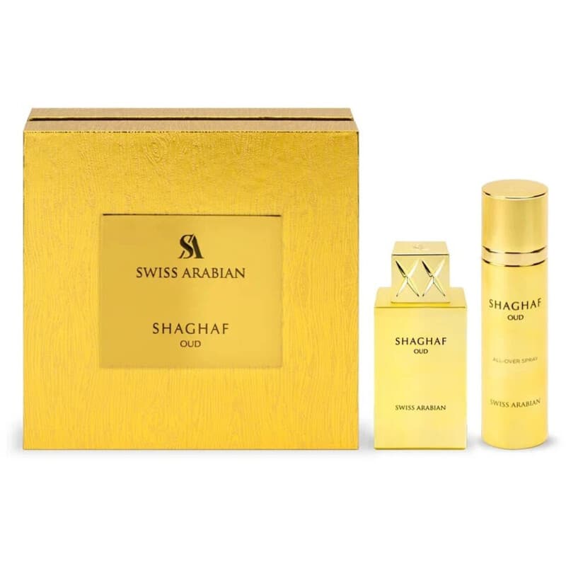 Conjunto Shaghaf Oud EDP 75 ml a tělový sprej 75 ml