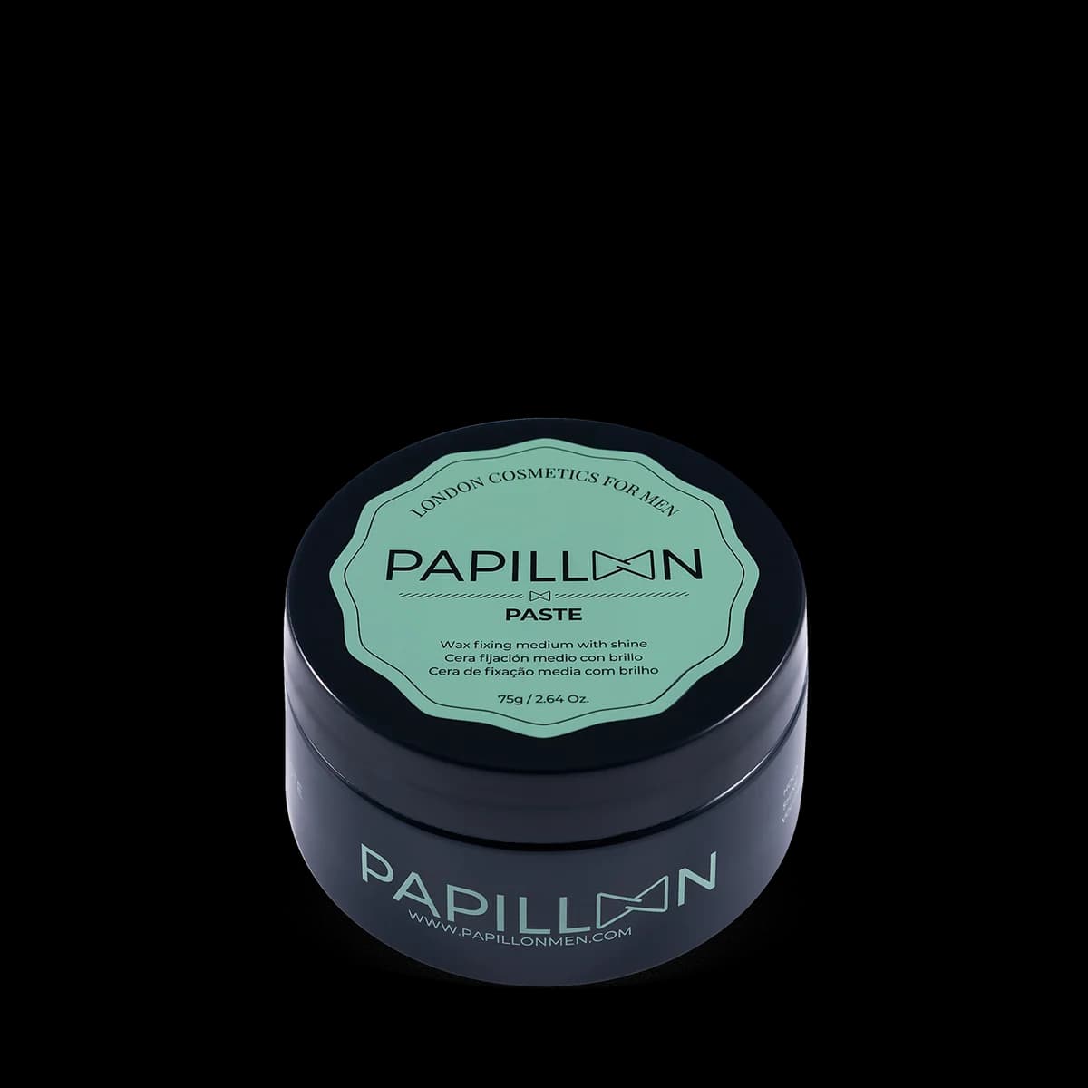Papillon Paste Cera de Fixação Média com Brilho 75g