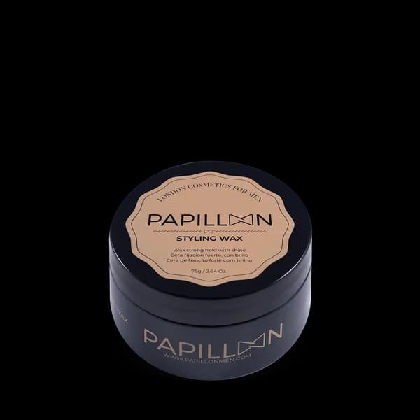 Papillon Styling Wax Cera de Fixação Forte com Brilho 75g