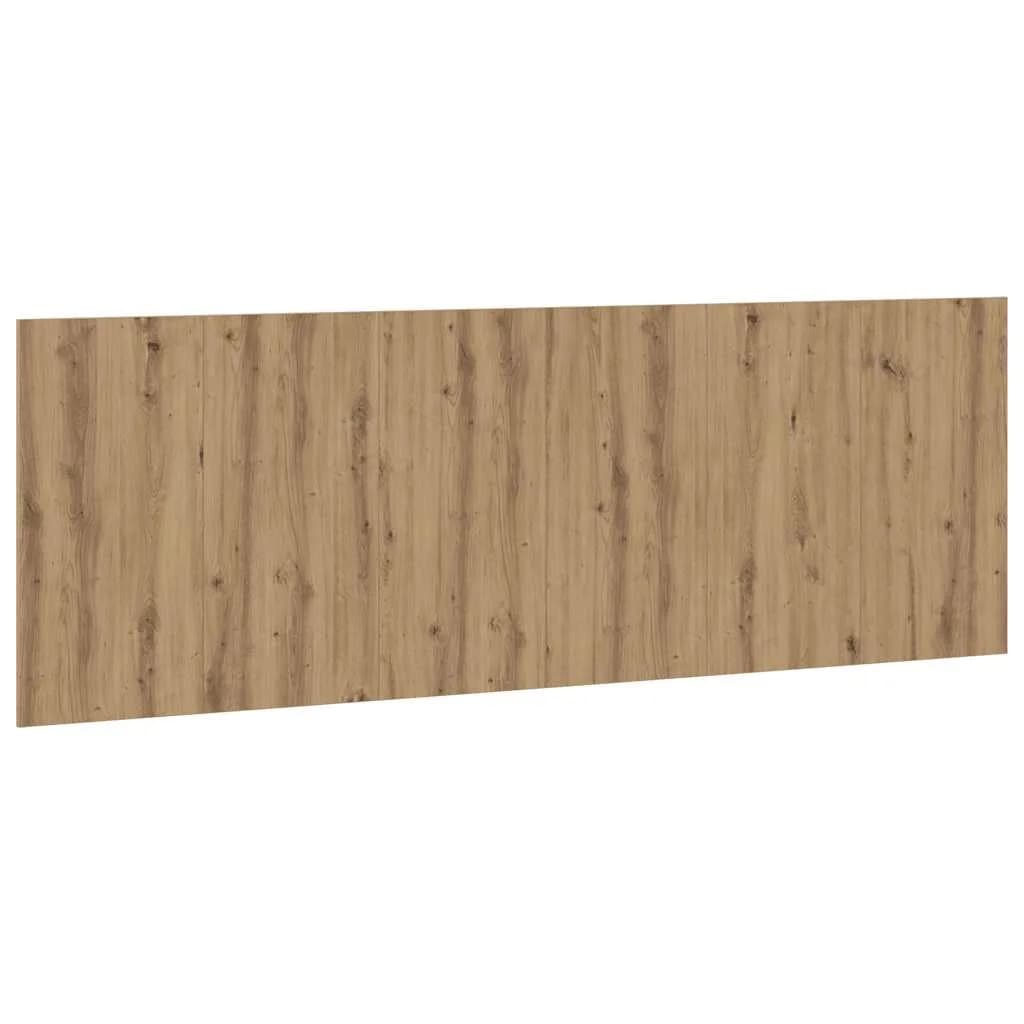 vidaXL Cabeceira de Cama Parede Derivados Madeira Carvalho Artisiano - 236636262