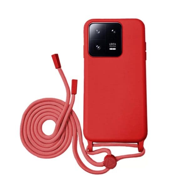 Capa Silicone Líquido para Xiaomi Mi 13 Pro Red