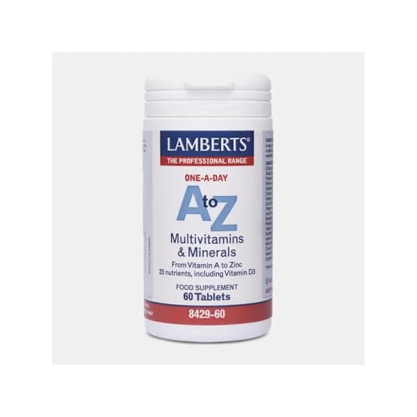 Lamberts A-Z Multivitaminas e Minerais 60 Comprimidos
