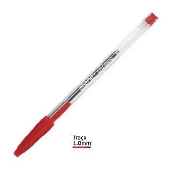 Epene Esferografica Ball Point 1.0 EP01-0108 Vermelho - 1 Un.