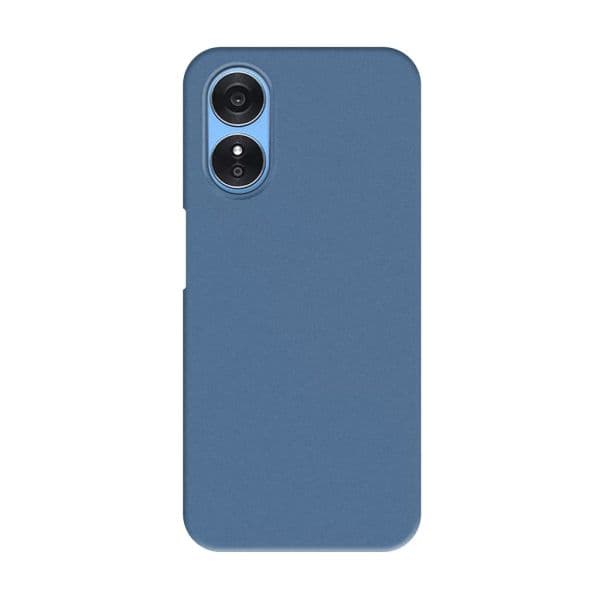 Capa Silicone Líquido Oppo A17 Blue