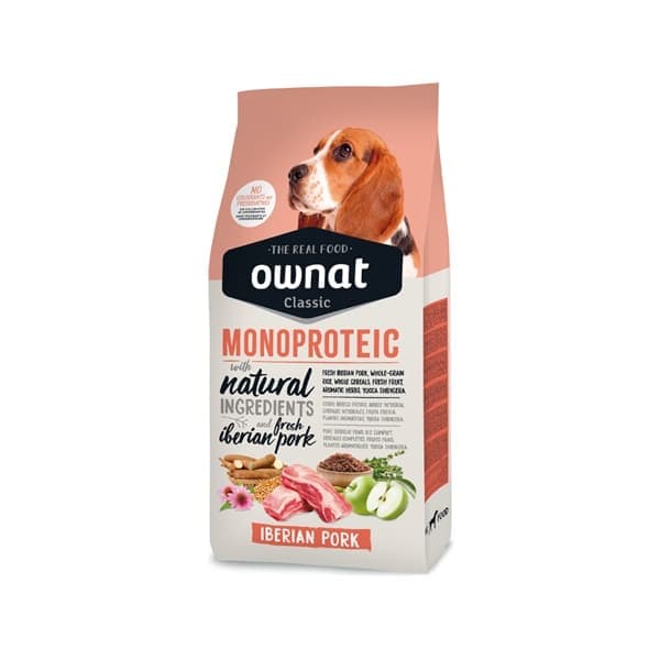 Ownat Classic MONOPROTEICA Porco Ibérico 12 kg