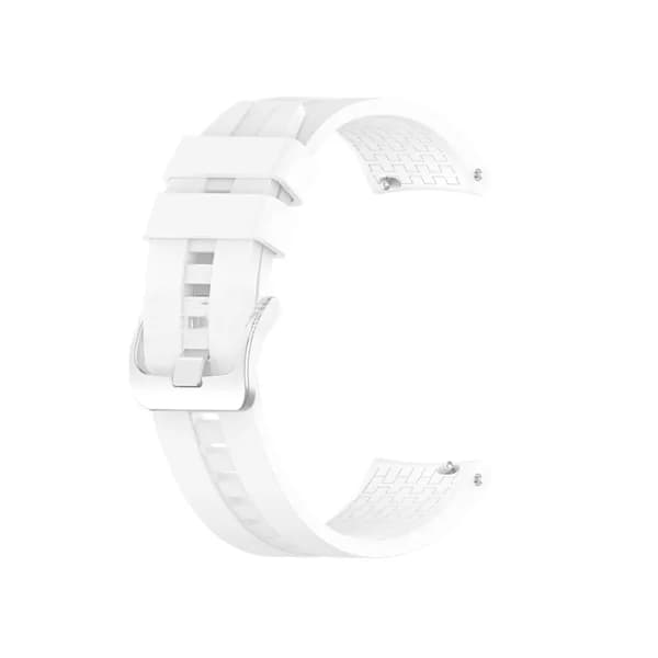 Bracelete SmoothSilicone Com Fivela para LG W100 - Branco