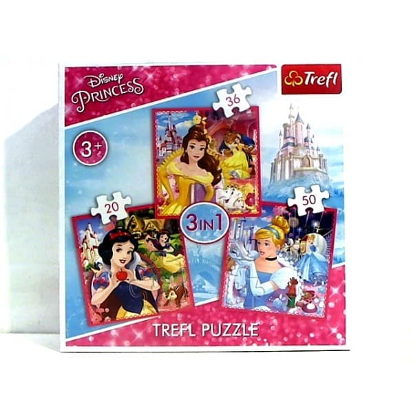 Trefl Puzzle Princess 4 em 1