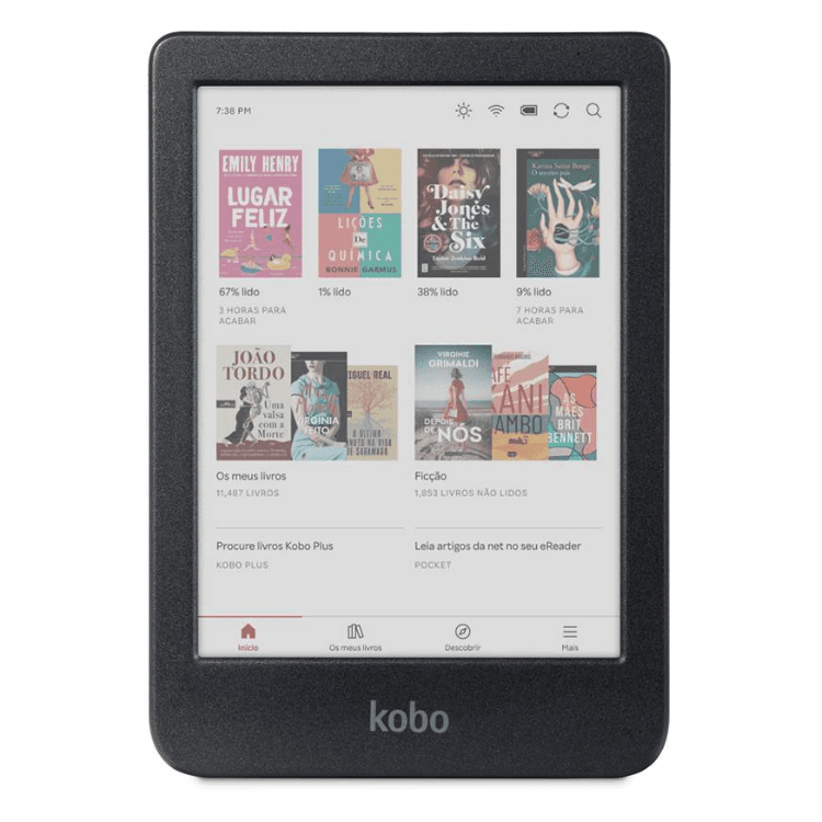 Kobo Clara E-Reader de 6" 16GB Preto