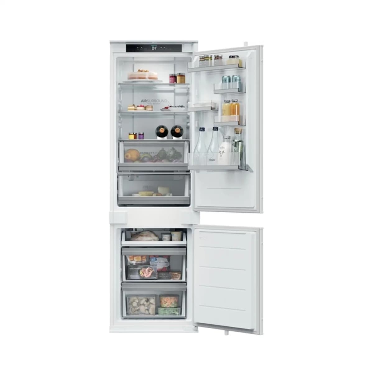 Frigorífico Encastre Haier HBQW5518E | 251L, No Frost, Wi-Fi, E
