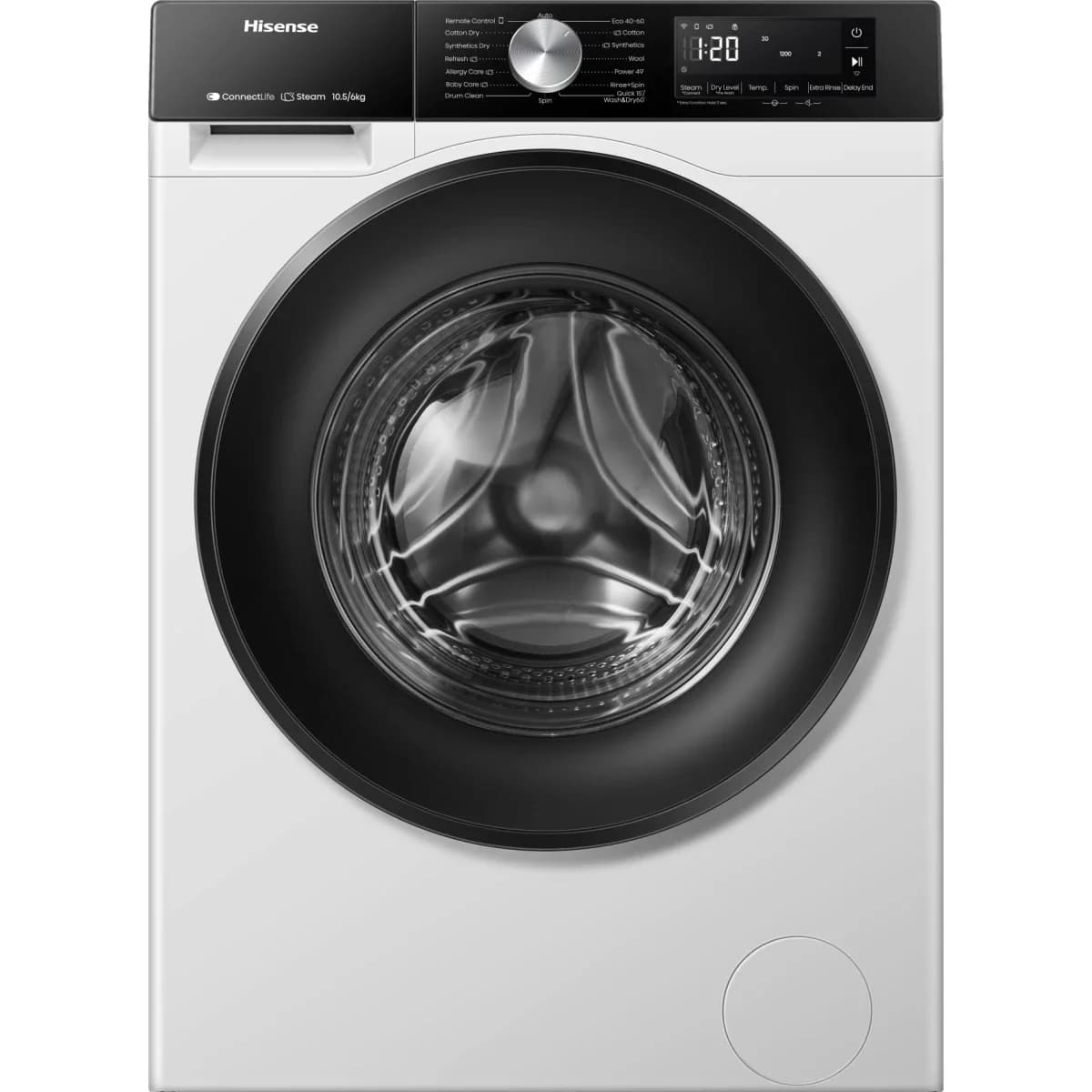 Hisense WD3S1043BW3 6Kg/10.5Kg 1400RPM Classe D