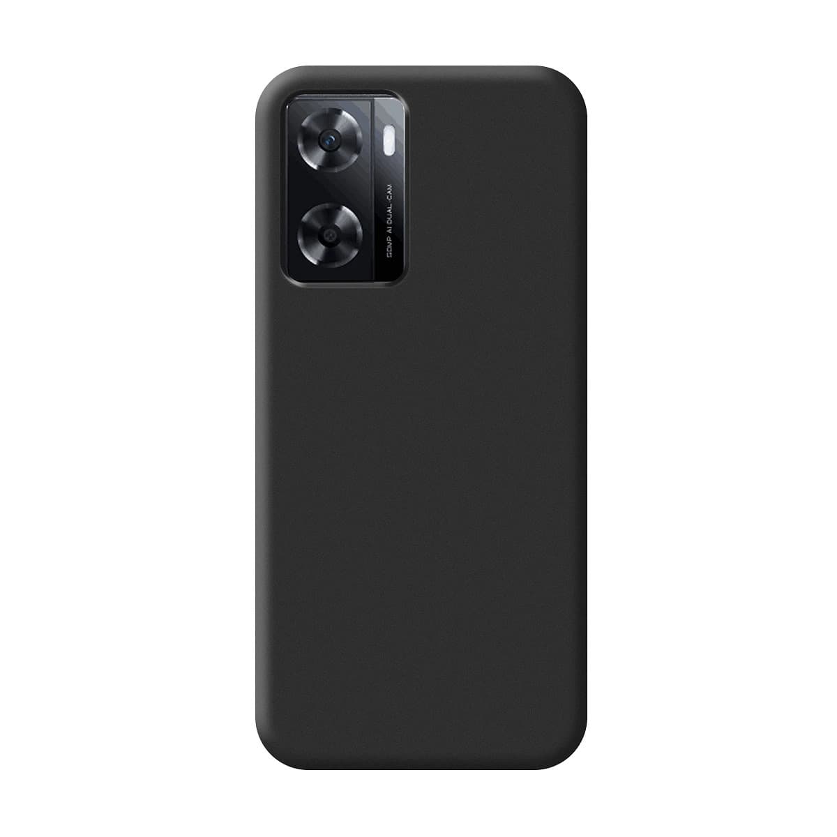 Capa Silicone Líquido Oppo A57/ A57S/ A77 Black
