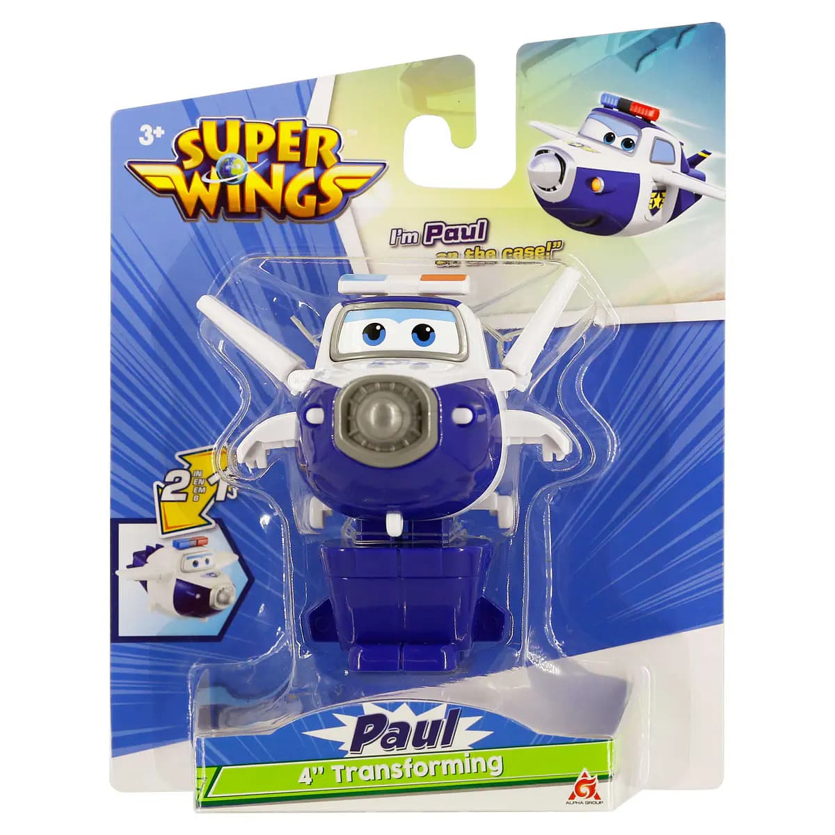 Super Wings - Veículo Transformável Paul