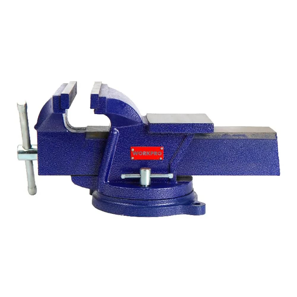 WORKPRO Torno de Bancada 21177 100mm com Base 360º Preto