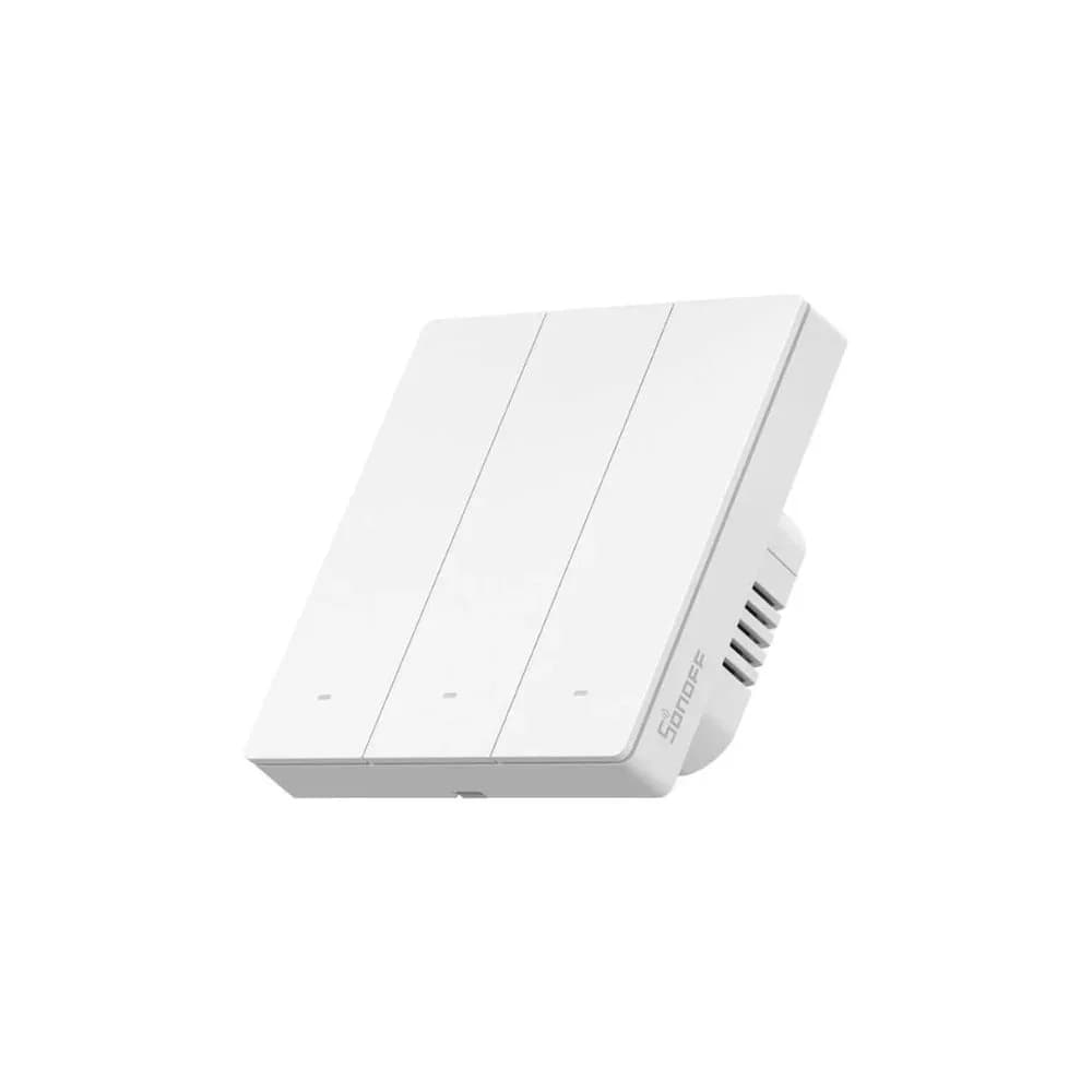 Sonoff Interruptor Inteligente M5 SwitchMan Zigbee 3 Canais 80mm Branco sem Neutro