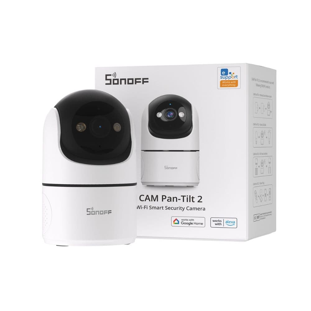 Câmara vigilância Wifi Sonoff CAM Pan-Tilt 2 (CAM-PT2)