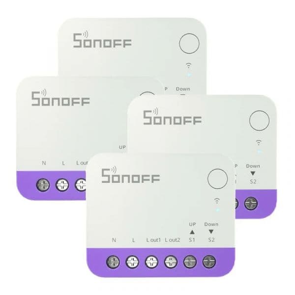 Sonoff Interruptor Inteligente para Persiana Mini MINI-RBS WiFi Pack 4 Unidades