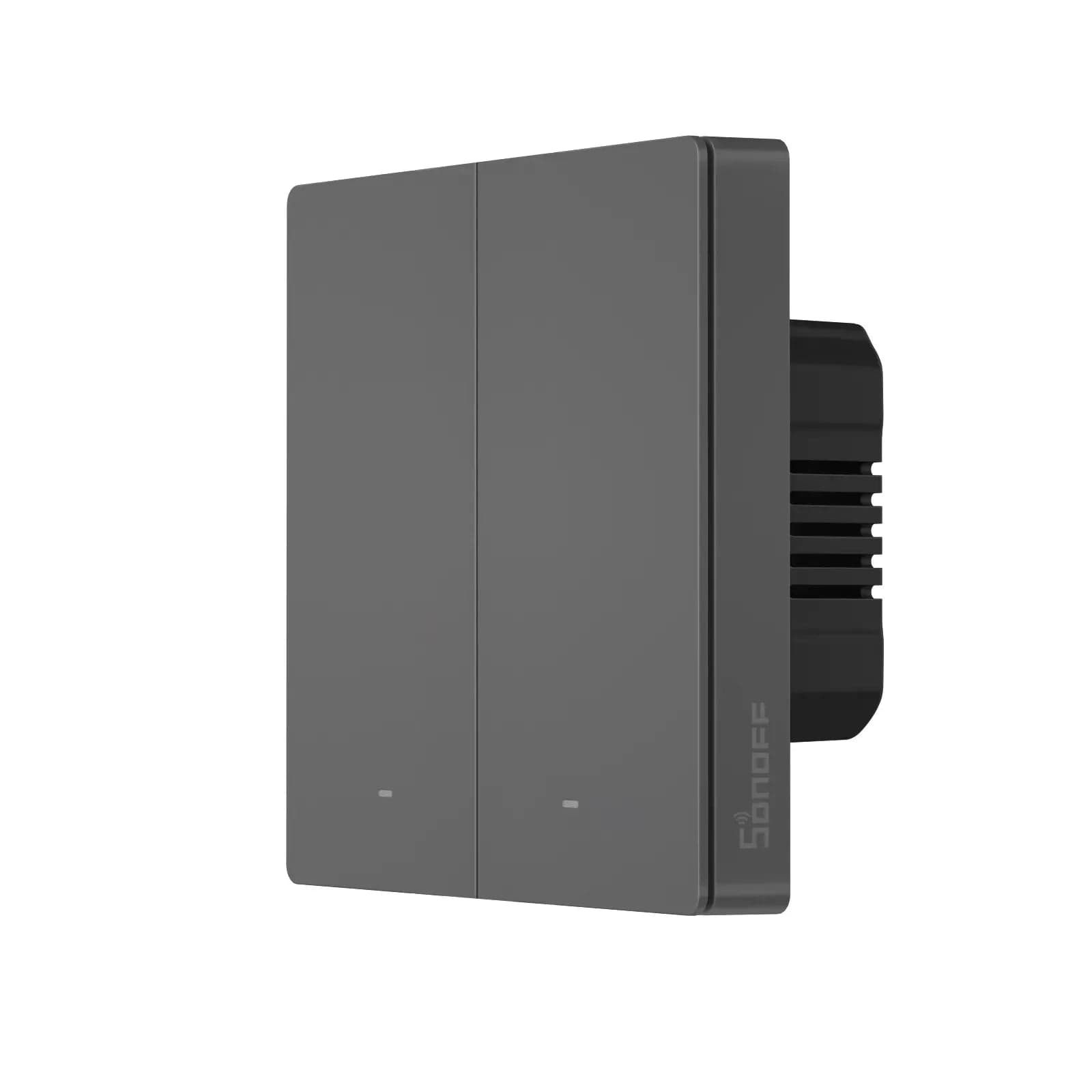 Sonoff M5 Interruptor Inteligente Pressão de 2 canais 86mm Cinza Wifi - SNM52G86