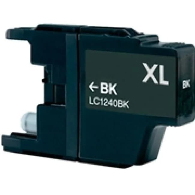 Tinteiro compatível Brother Preto LC1220 / LC1240BK - XL