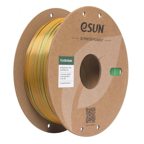 eSUN Filamento ePLA-Silk Mystic 1.75mm 1Kg Gold Green Black