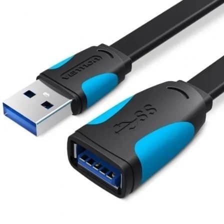 Vention Extensor Plano Usb 3.0 VAS-A13-B150 1,5m Preto