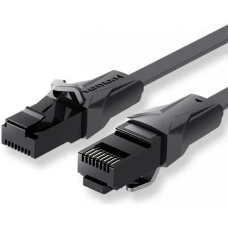 Vention Cabo de Rede Plano Utp Cat.6 Ibabg Rj45 Ethernet 1000mbps 1,5m Preto