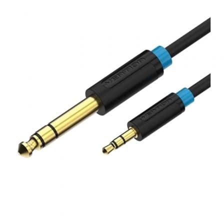 Vention Cabo Áudio Jack 6.5mm Stéreo Para Jack 3.5mm 3mts Black