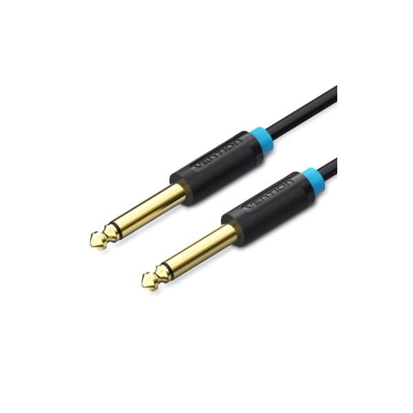 Vention Cabo Áudio Jack 6.5mm M Mono 1mt Black - 18-BAABF