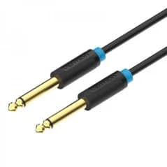 Vention Cabo Áudio Jack 6.5mm M Mono 3mts Black - 18-BAABI