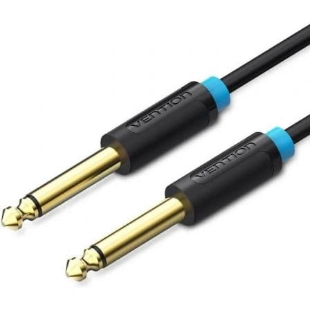 CABLE MONO VENTION BAABJ JACK 6.5 MACHO - JACK 6.5 MACHO 5M NEGRO