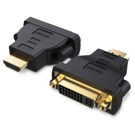 Vention Adaptador Conversor HDMI Macho DVI (24+5) Fêmea Bidirecional ECCB0 Preto