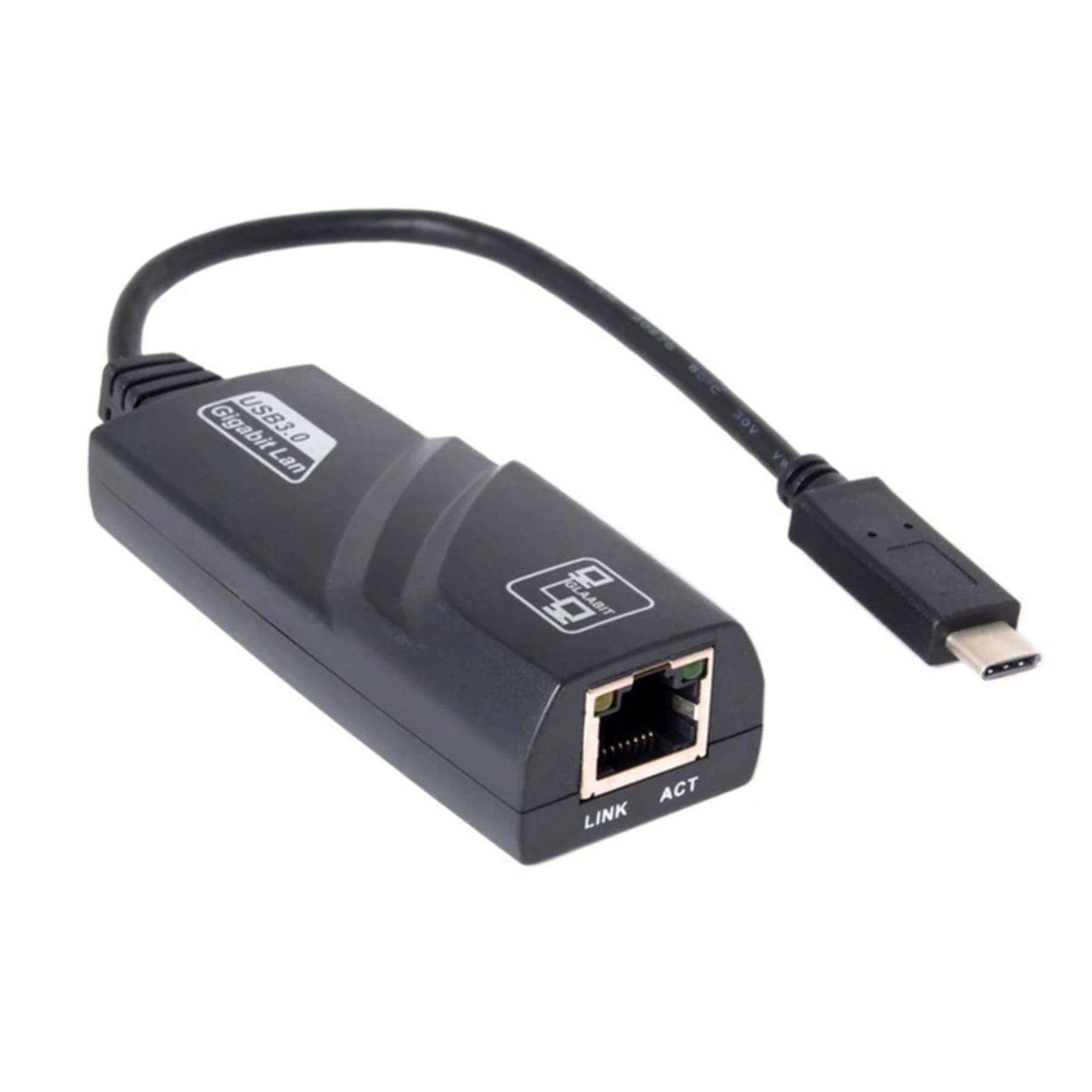Adaptador USB-C para Gigabit RJ45 10/100/1000 Mbps