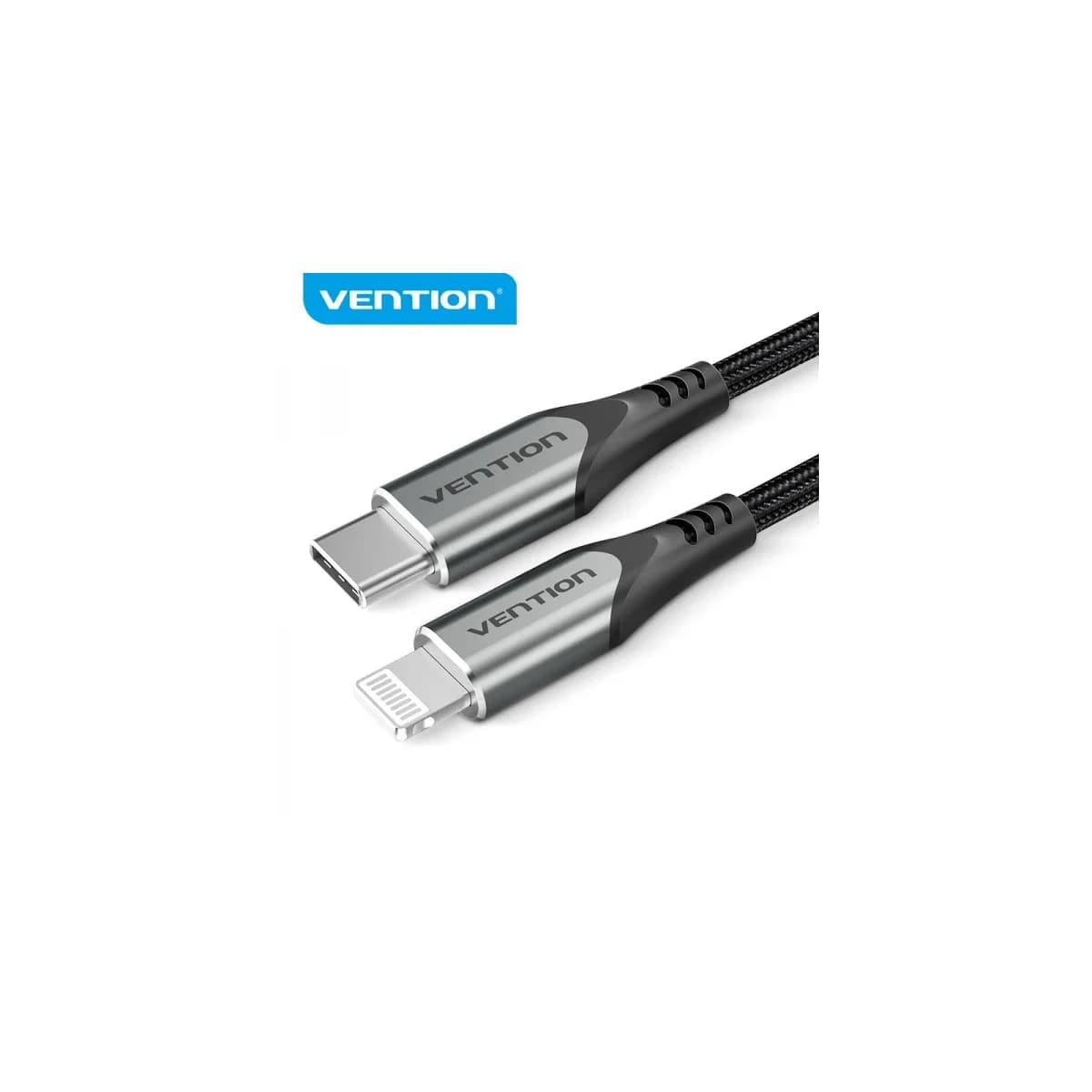 Vention TACHF Cabo para Telemóvel Cinzento 1 M Usb C Lightning
