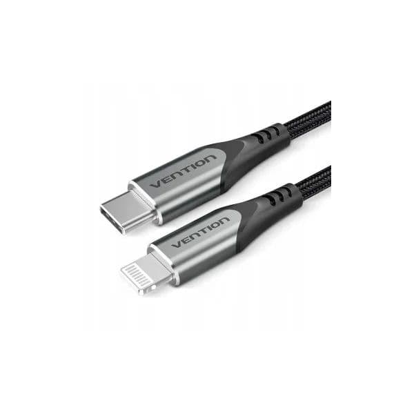 Vention TACHF Cabo para Telemóvel Cinzento 1 M Usb C Lightning