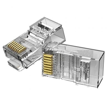Vention IDBR0-10 Conector RJ45 Cat.5e UTP Pack 10 Transparente