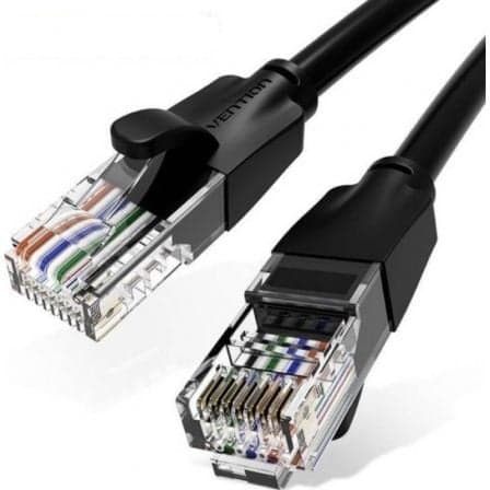 Vention IBEBK Cabo de Rede Preto 8 M Cat6 U/Utp (Utp)