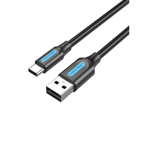 Vention Cabo COKBH USB 2.0 Tipo A Macho para USB Tipo C Macho 3A 2m Preto