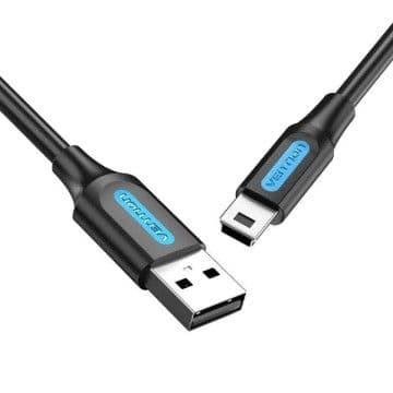 Vention Combg Cabo Usb 1,5 M Usb 2.0 Usb a Mini-Usb B Preto