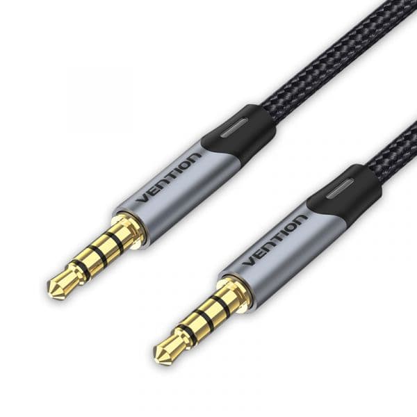 Vention BAQHG Cabo Áudio Jack 3.5mm Macho-Macho 1.5m Cinzento