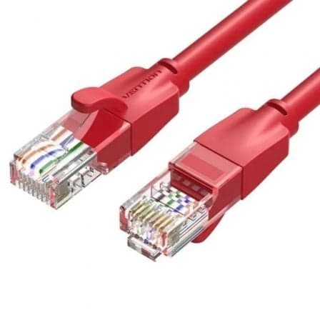 CABO DE REDE RJ45 UTP VENTION IBERH CAT.6 2M VERMELHO