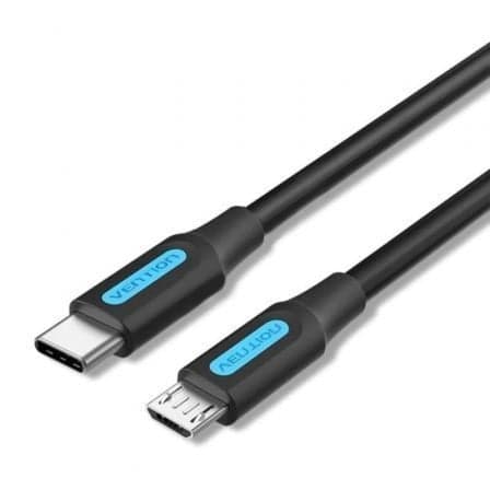 Vention COVBG Cabo USB 2.0 Tipo-C Macho a MicroUSB Macho 2A/10W 480Mbps 1.5m