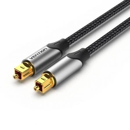 Vention BAVHH cabo de áudio 2 m TOSLINK Alumínio, Cinzento