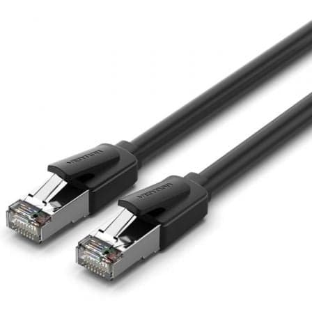 CABLE DE RED RJ45 SFTP VENTION IKKBF CAT.8 1M NEGRO
