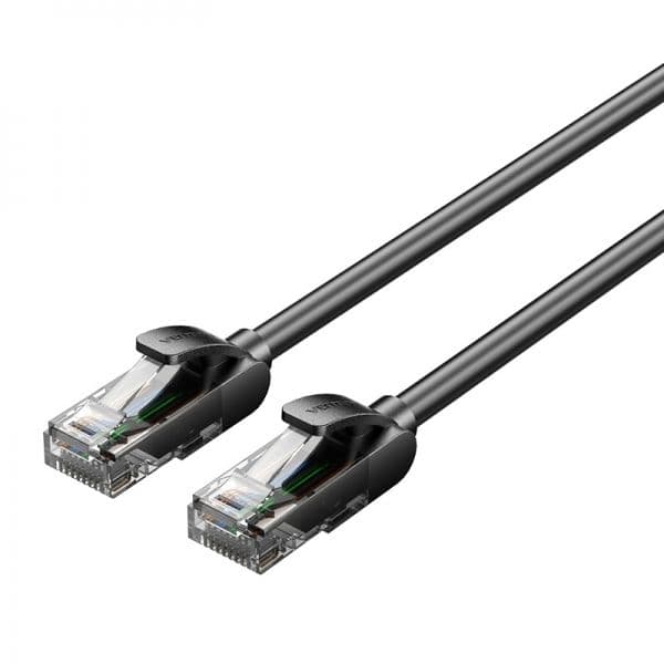 Vention IABBK Cabo de Rede UTP RJ45 Cat5e Patch 8m Preto