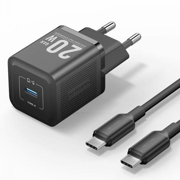 Vention Carregador TZ-FEPB0-EU-01 20W Black