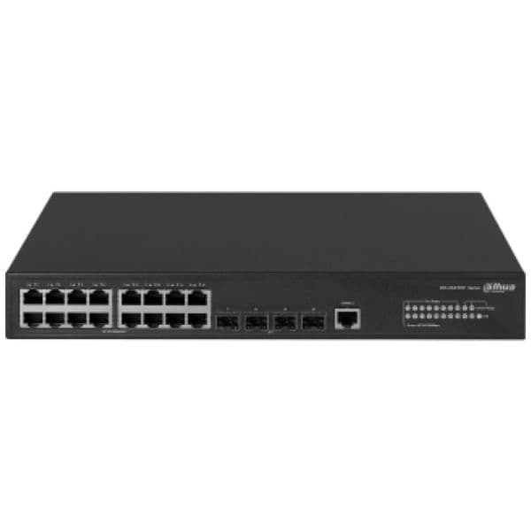 DAHUA Switch de Rede Gigabit 16 Portas (gerido) - 1.0.01.20.10782