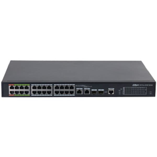Dahua Switch de Rede Epoe 24 Portas 10/100 8 Epoe/eoc + 16 Poe