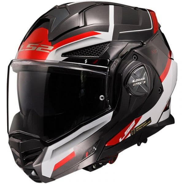LS2 Capacete FF901 Advant X Spectrum Black / White / Red L
