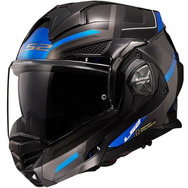 LS2 Capacete FF901 Advant X Spectrum Black / Titanium / Blue S