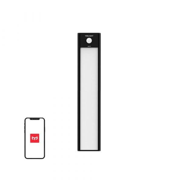 Yeelight Lâmpada LED YLBGD-0044 com sensor de movimento, 20 cm, 4000 K, Preta